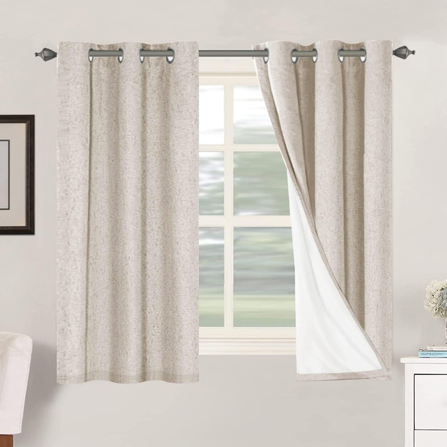 LUNARA™ 100% Blackout Linen Curtains