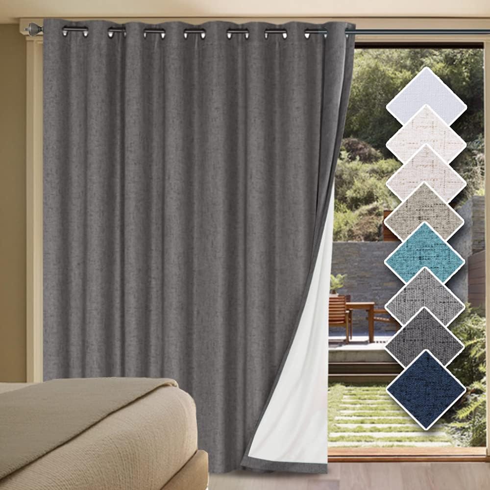 LUNARA™ 100% Blackout Linen Curtains