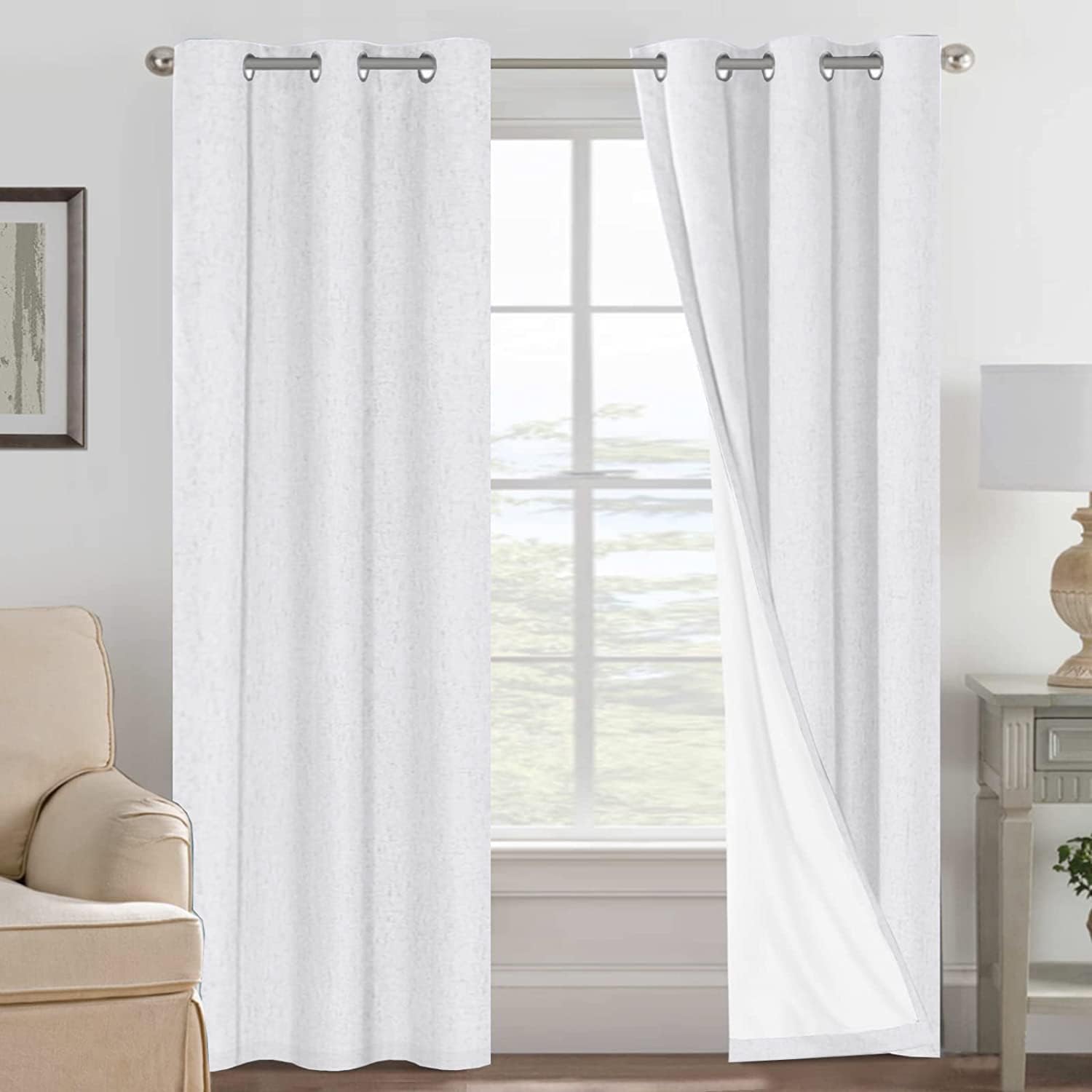 LUNARA™ 100% Blackout Linen Curtains