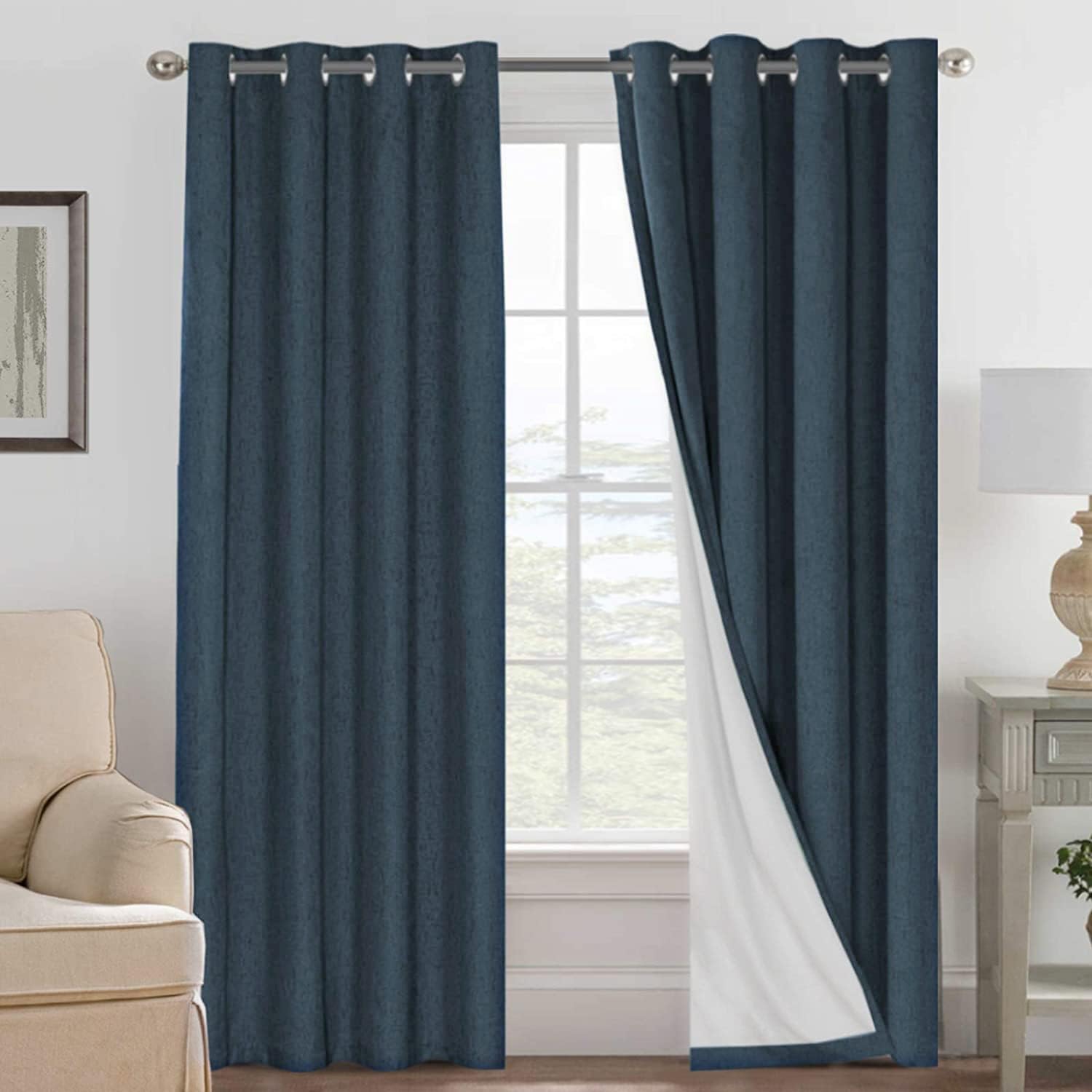 LUNARA™ 100% Blackout Linen Curtains