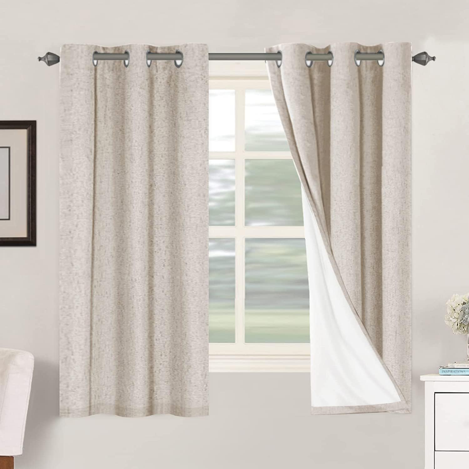 LUNARA™ 100% Blackout Linen Curtains