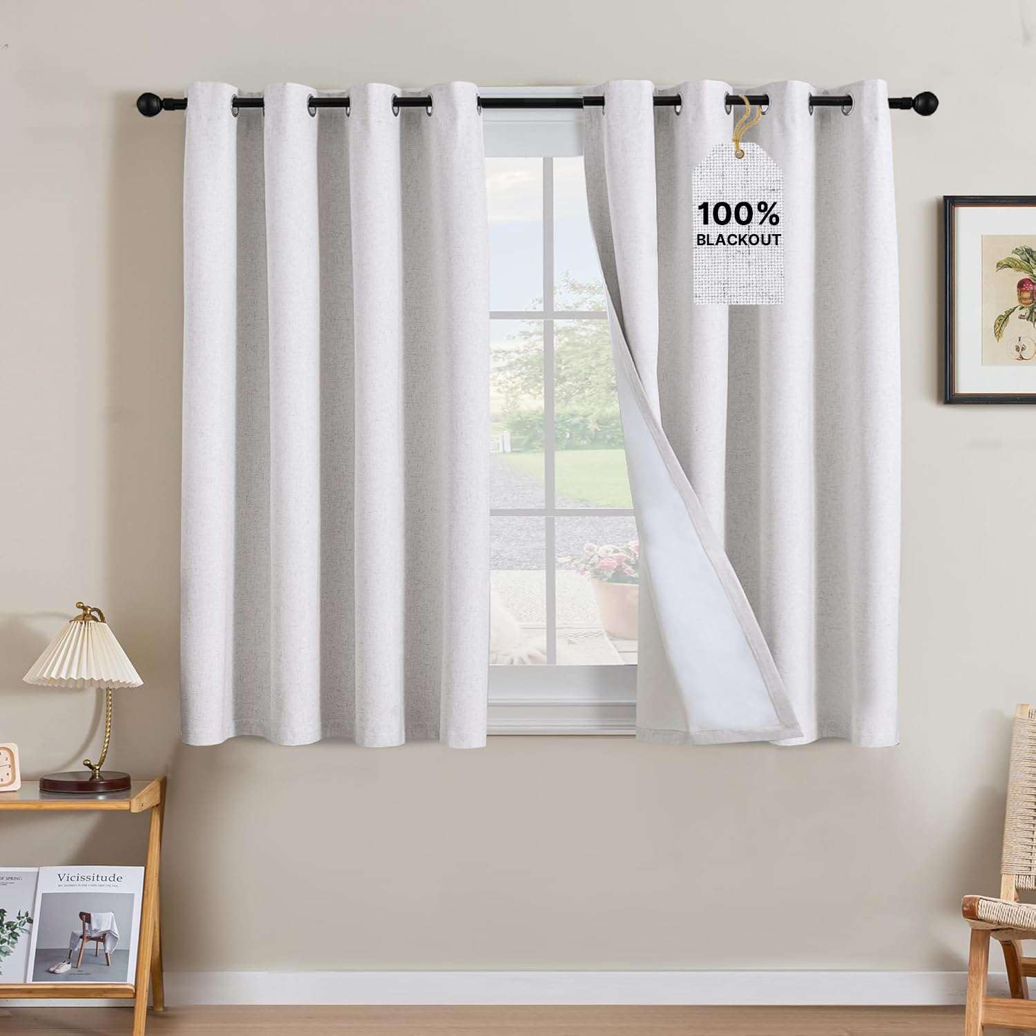LUNARA™ 100% Blackout Linen Curtains