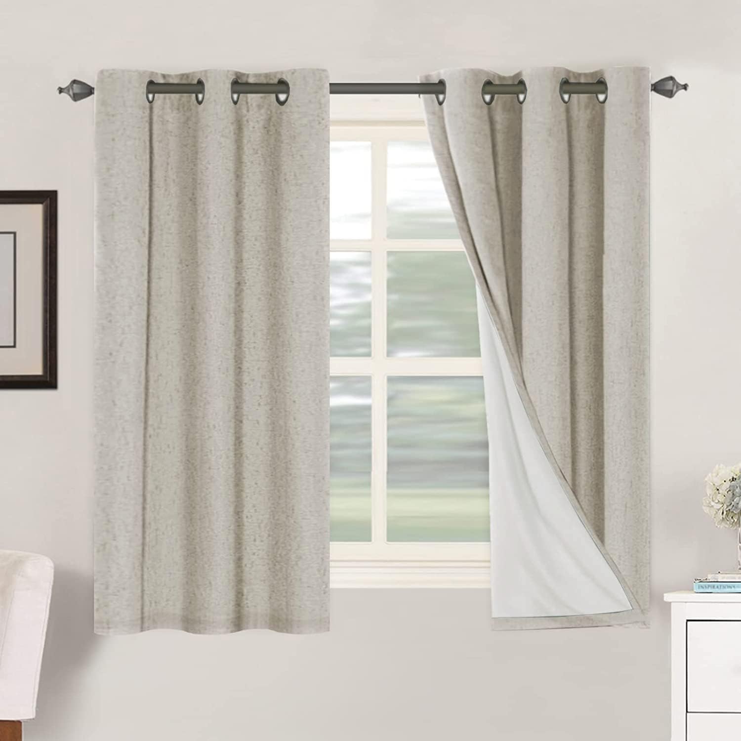 LUNARA™ 100% Blackout Linen Curtains