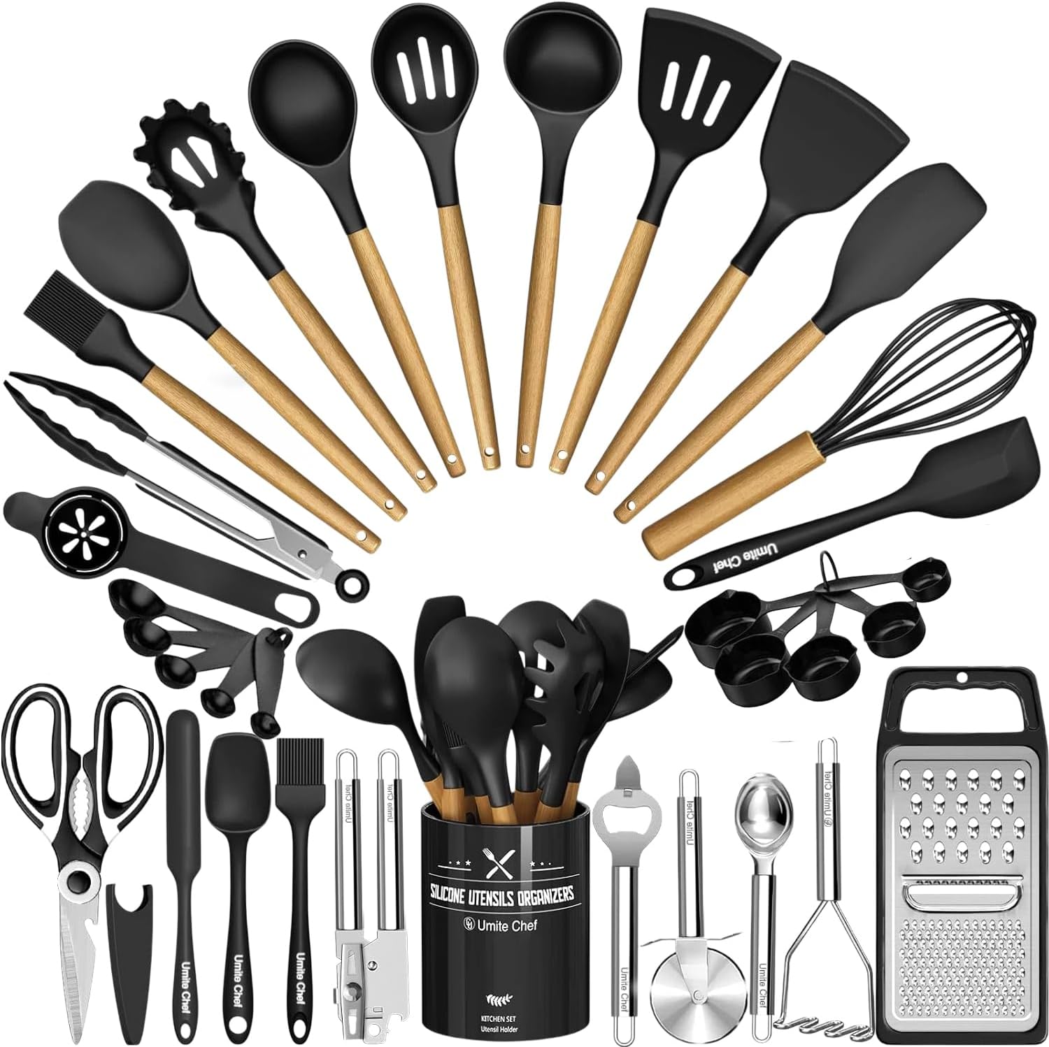 CHEFORA™ 34-Piece Silicone Kitchen Utensil Set