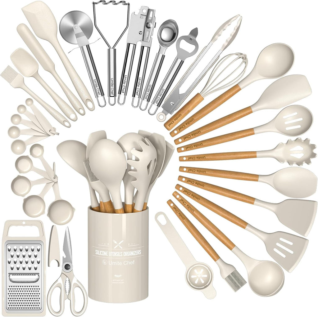 CHEFORA™ 34-Piece Silicone Kitchen Utensil Set