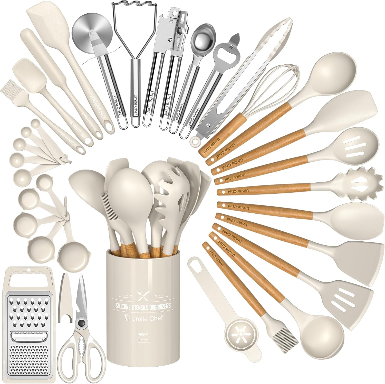 CHEFORA™ 34-Piece Silicone Kitchen Utensil Set