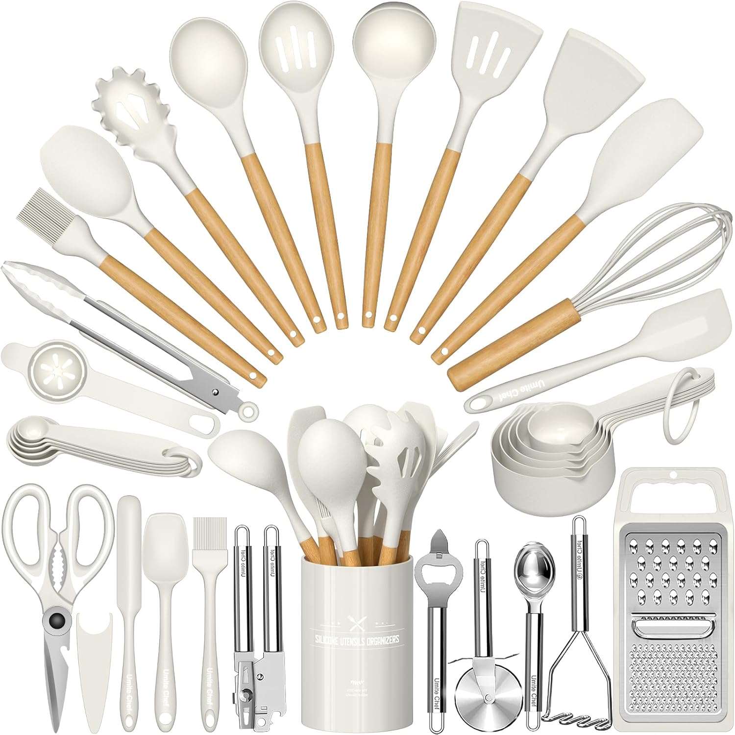 CHEFORA™ 34-Piece Silicone Kitchen Utensil Set