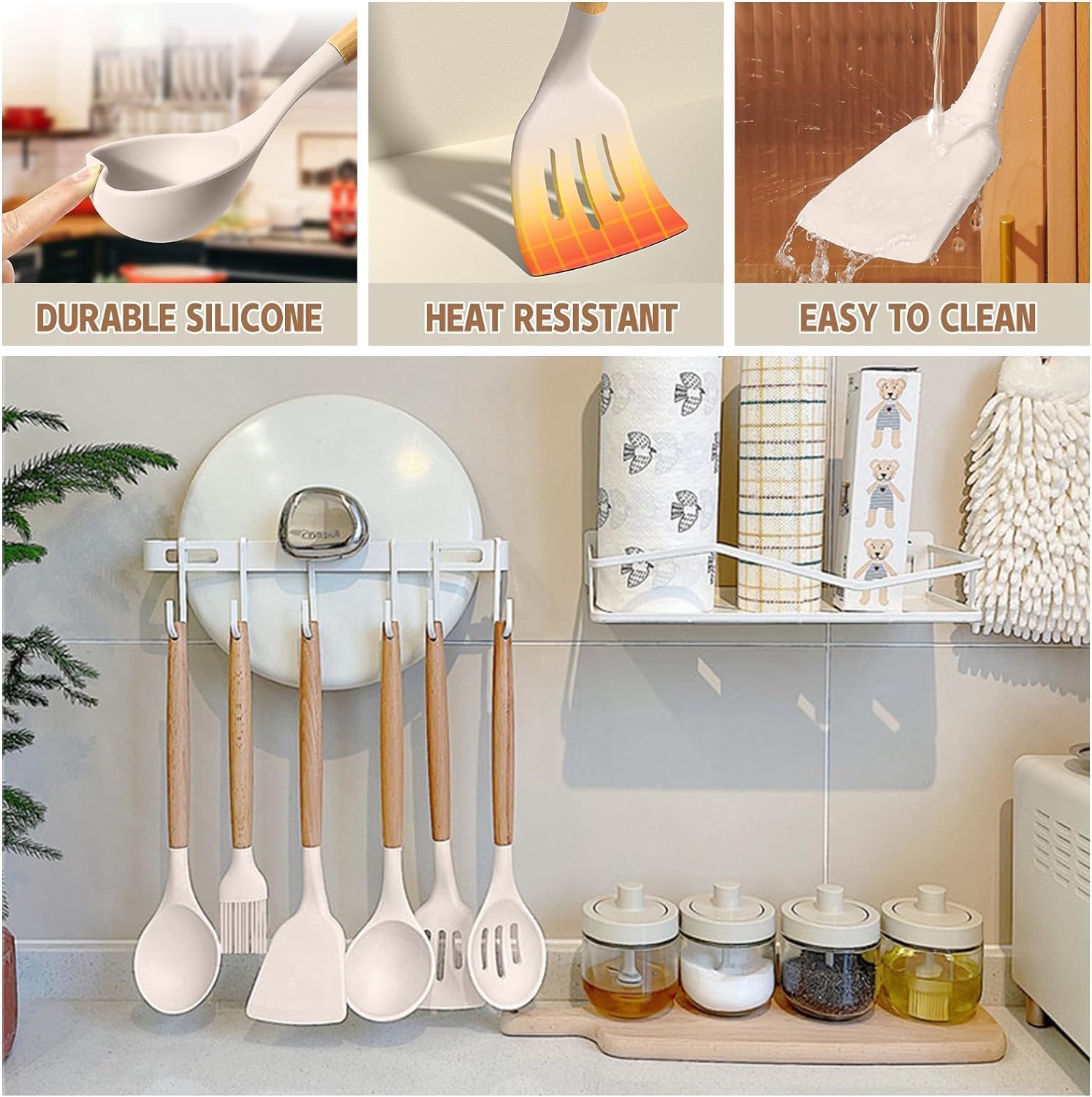CHEFORA™ 34-Piece Silicone Kitchen Utensil Set