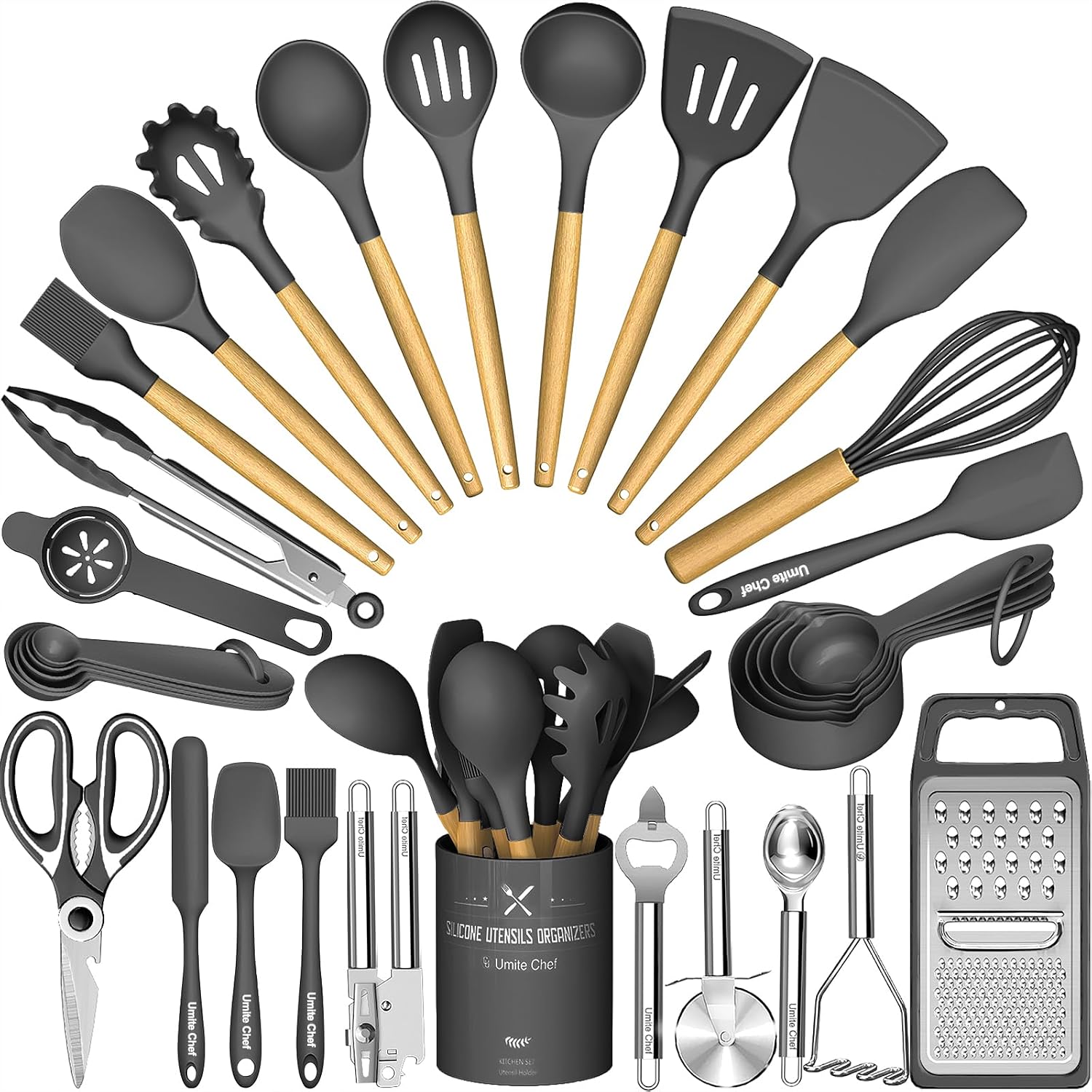 CHEFORA™ 34-Piece Silicone Kitchen Utensil Set